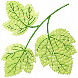 Leaves Embroidery Design 9